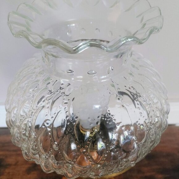 Vintage Mid Century Hurricane Parlour Lamp - Picture 4 of 7